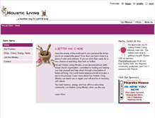 Tablet Screenshot of holisticlivingministry.org